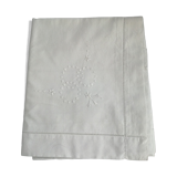 Linen embroidered pillowcase