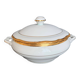 Fine white porcelain soup tureen from Limoges.