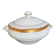 Fine white porcelain soup tureen from Limoges.