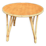 Vintage rattan table