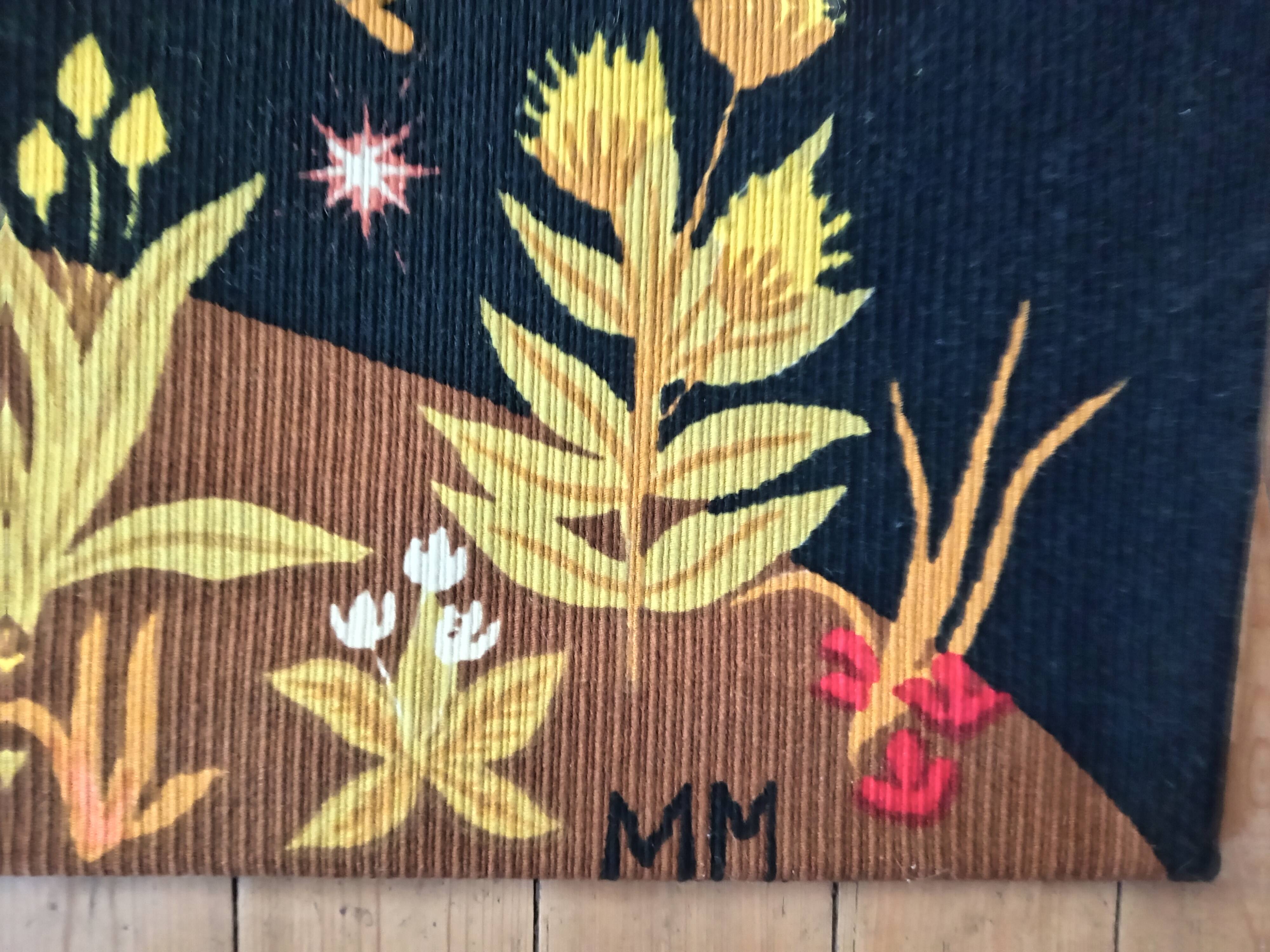 Maria Mesterou wall tapestry, the magic tree, 70s