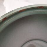 Set of 2 ceramic planters (plant pots) signed GPA made in France