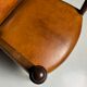 French armchair 19th century leather