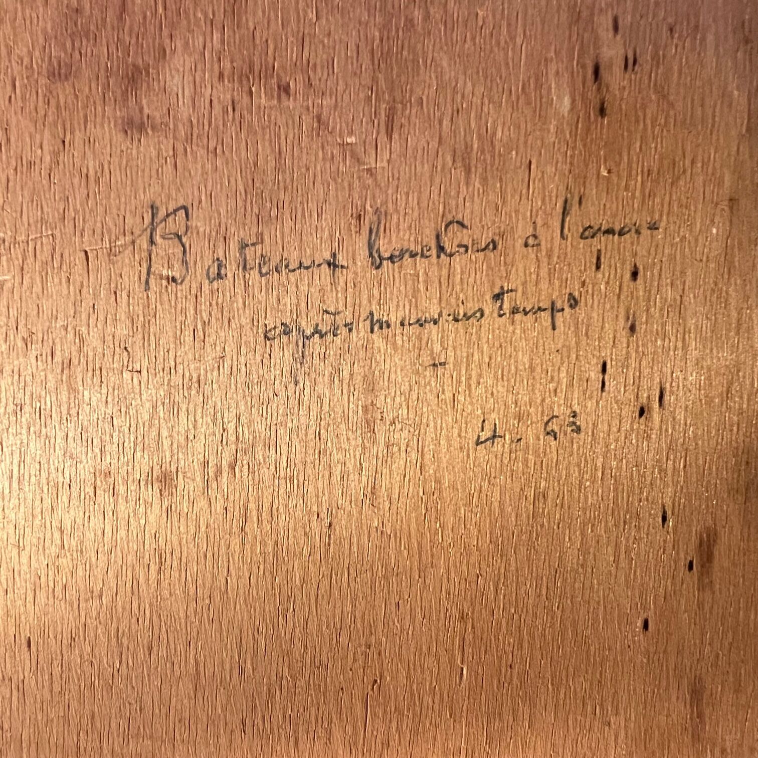 Oil on wood 1953
