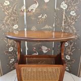 Small cane magazine table