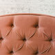 Pink velvet headboard "gorse"