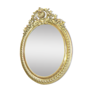 miroir doré style louis