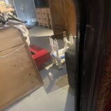 Mirror with wooden frame