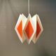 Hanging lamp, designed by Lars E Schiøler, for Hoyrup Lighting 1970s, model Harlequin.