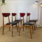4 chairs restored