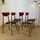4 chairs restored
