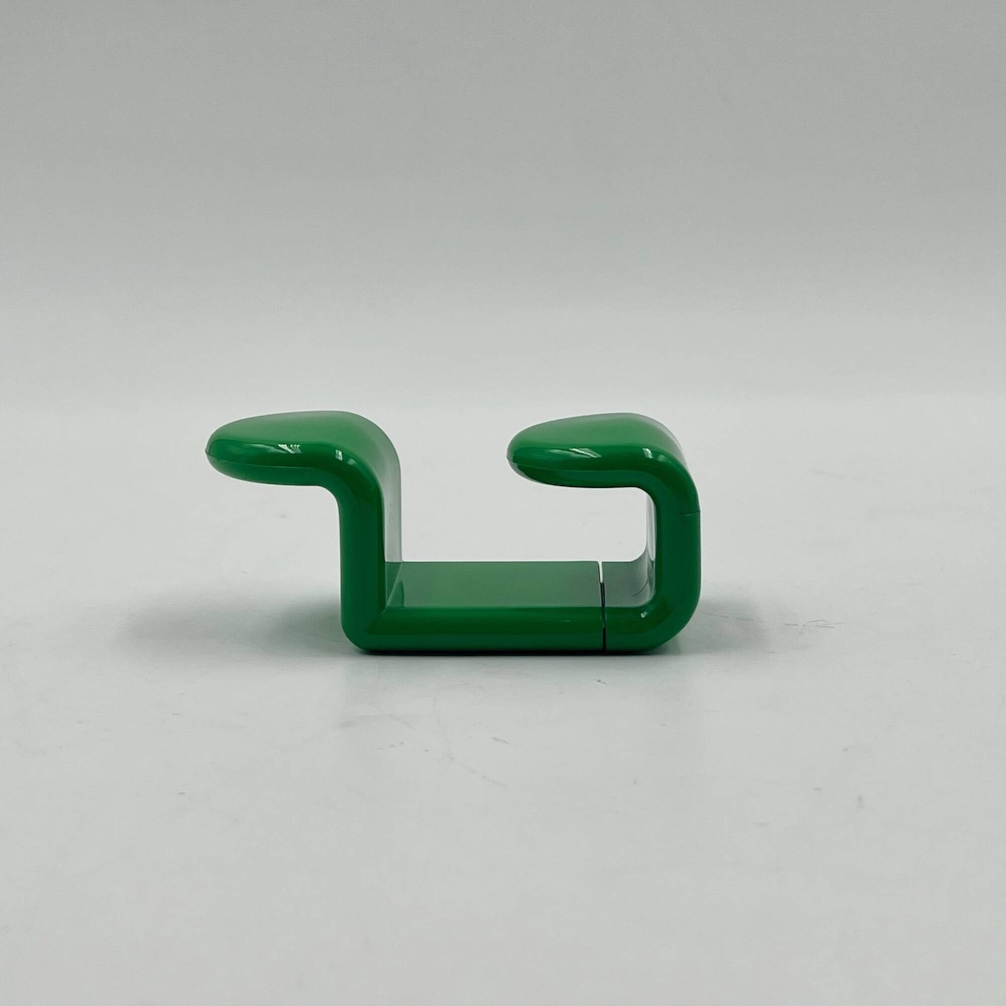 Vintage 70s Coat Hooks by Ambrogio Rossari for Gedy in Green New Old Stock
