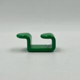 Vintage 70s Coat Hooks by Ambrogio Rossari for Gedy in Green New Old Stock