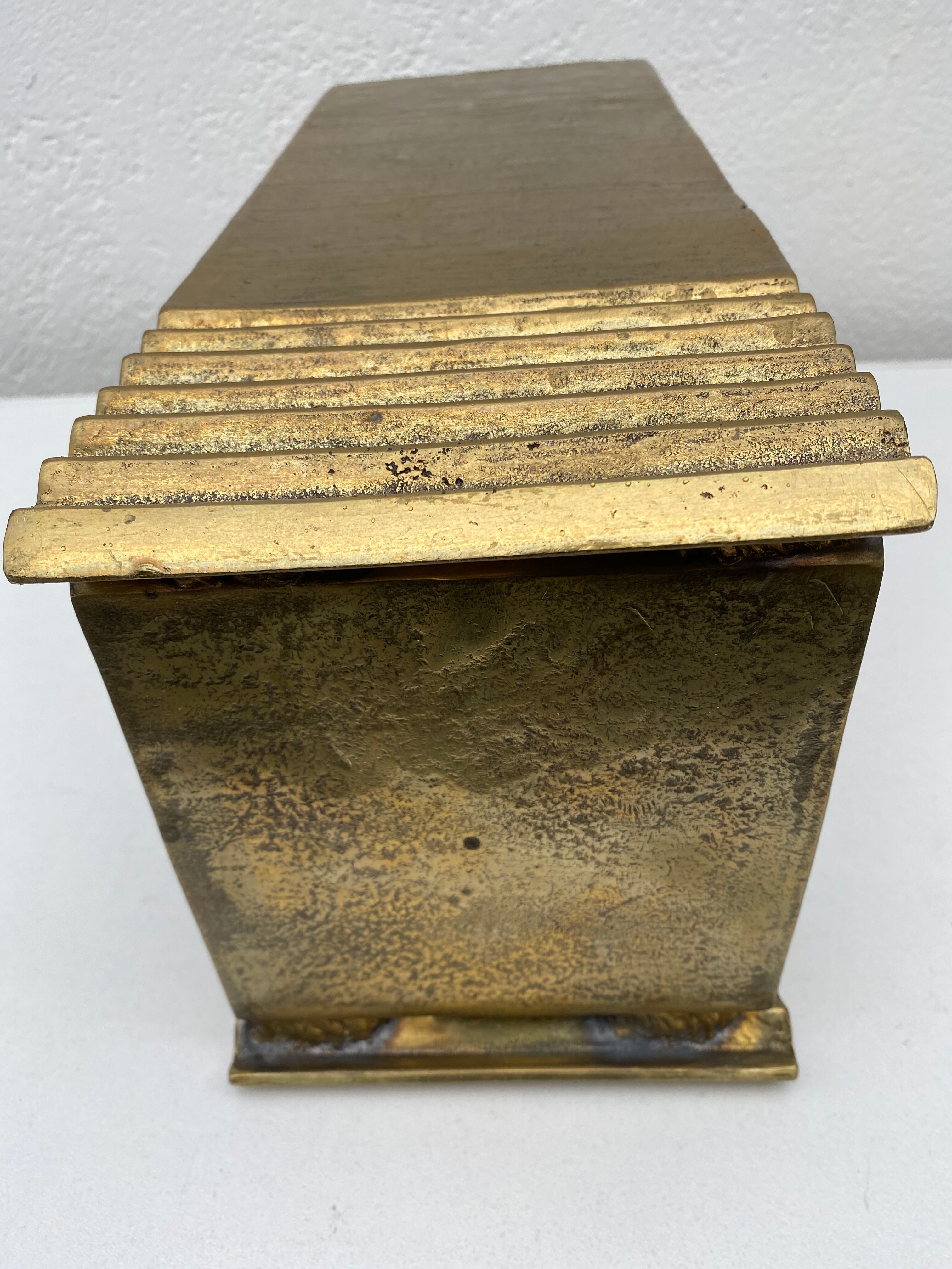 Hollywood Regency Vintage Brass Umbrella Stand