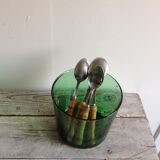 Green vase