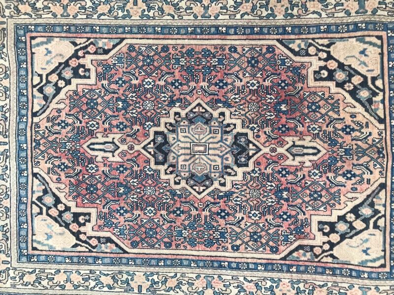 Handmade Tabriz ancient Persian rug - 108x160 cm