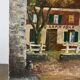 Paris Montmartre cabaret Lapin Agile, oil on canvas 1965