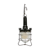 Black bakelite hand lamp
