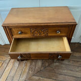 Art Deco style wooden chest of drawers