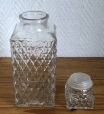 Diamond whiskey decanter