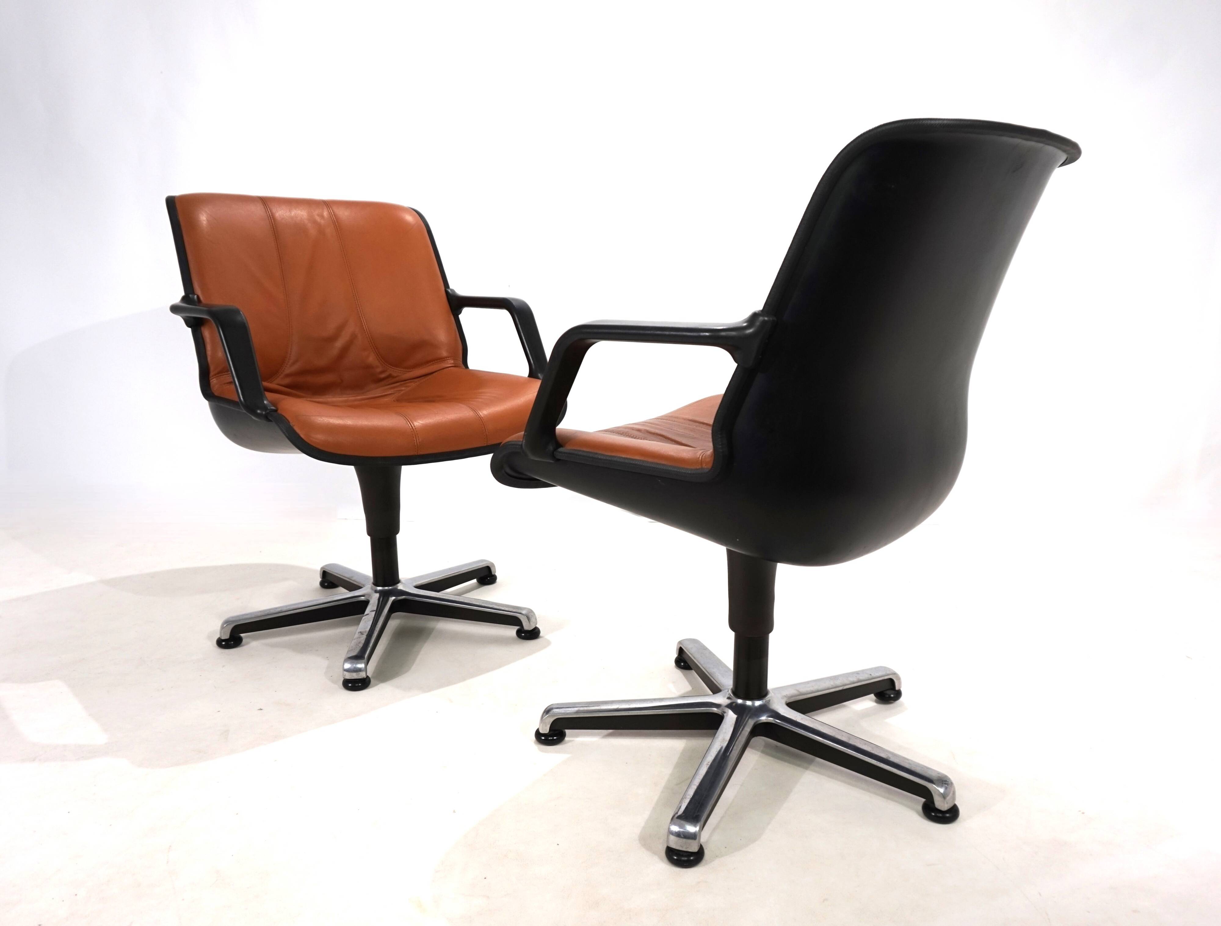 Set of two Fröscher office chairs by Burkhard Vogtherr, 1970
