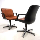 Set of two Fröscher office chairs by Burkhard Vogtherr, 1970