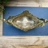 Brass planter woman Art Nouveau