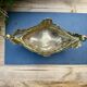 Brass planter woman Art Nouveau
