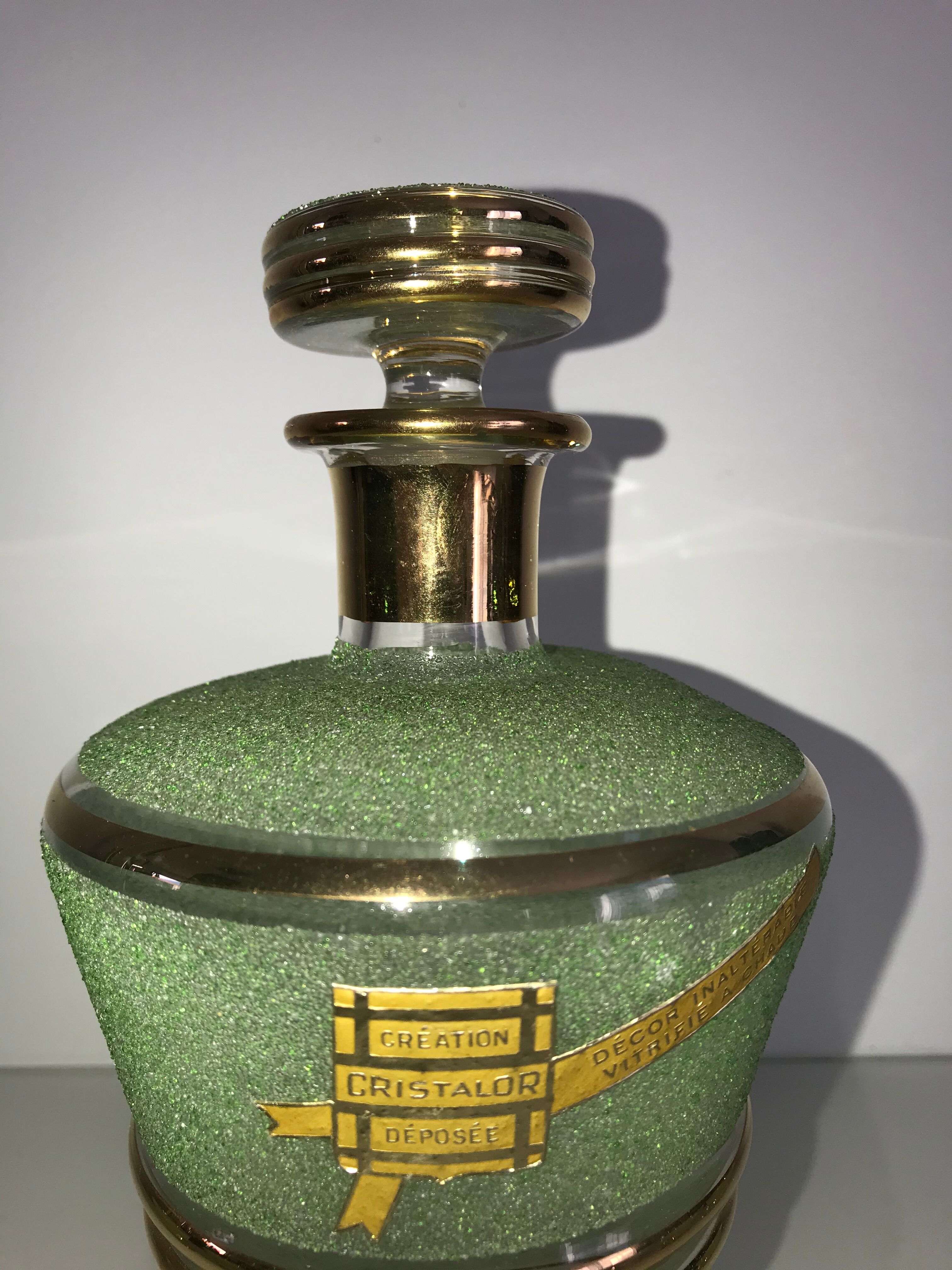 Service à liqueur Cristalor carafe et 7 verres