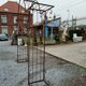 Wrought iron garden arch