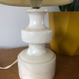 Vintage stone foot lamp