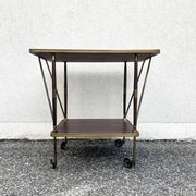 Desserte vintage roulante