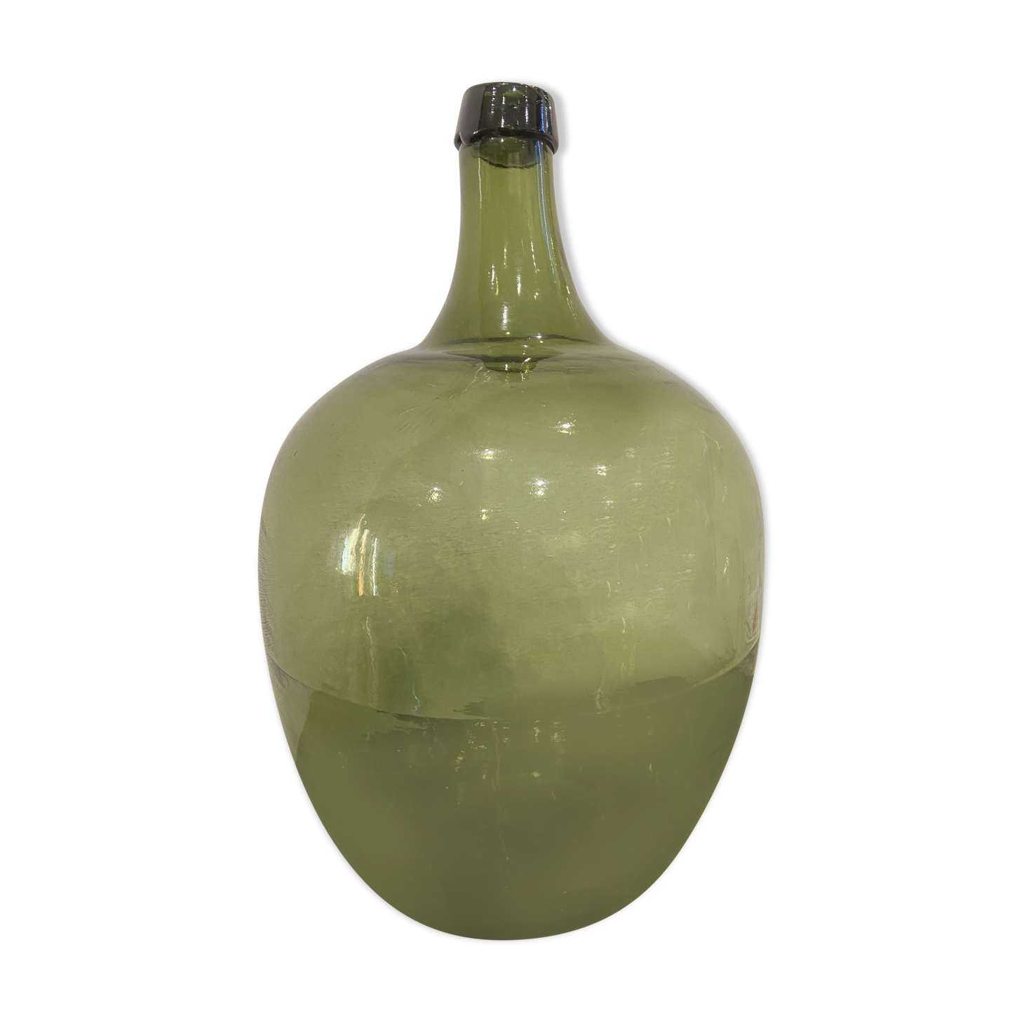 Dame jeanne bonbonne verte 19eme