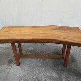 Duo of brutalist tables