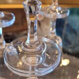 6 crystal stemmed glasses