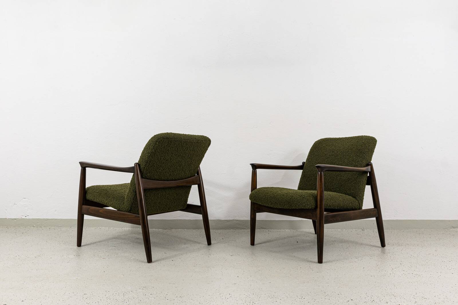 Pair Of Vintage Armchairs By Edmund Homa, Poland, 1960s