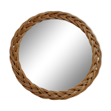 Rattan mirror diameter 23cm