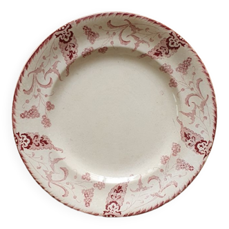 Assiette plate Terre de Fer Rambouillet