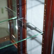 Rare glass-fronted Victorian apothecary cabinet.