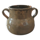 Vallauris 50s glazed ceramic pot