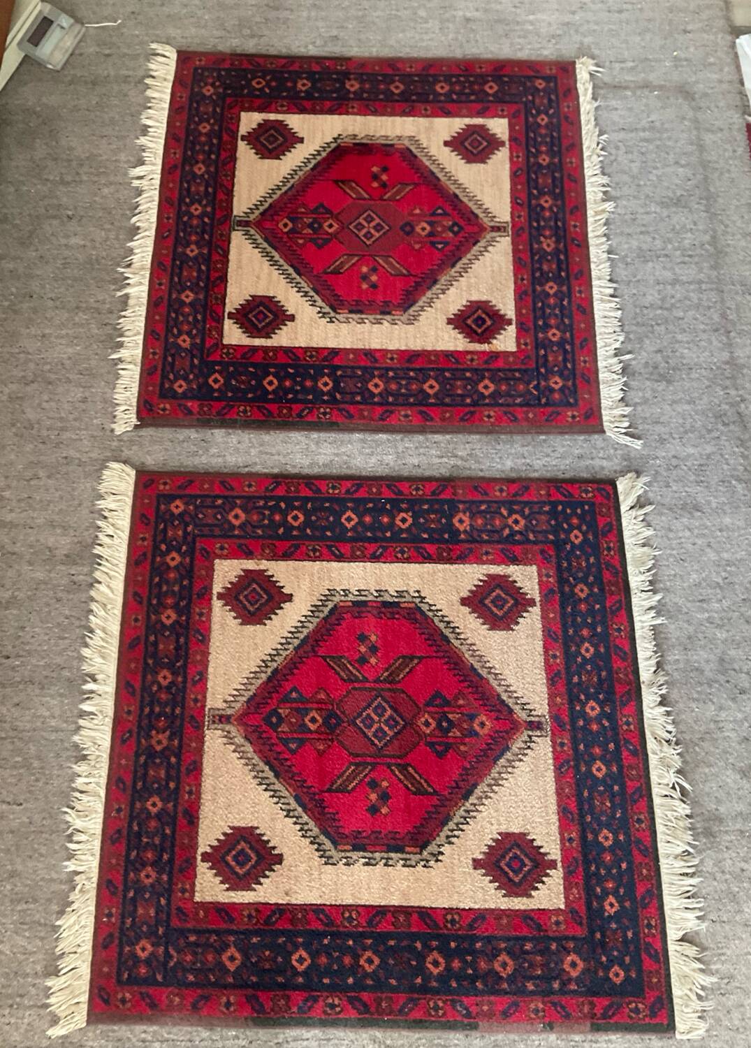 Karadja Louis de Poortere Vintage Rug Duo