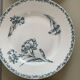 Set of 10 Lunéville ironstone soup plates, Oeillet model