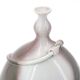 Signed spinning top vase in porcelain, 1970s