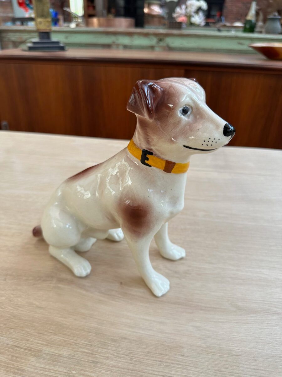 Series of ceramic dogs from Desvres