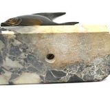 Paper press marble art deco fish