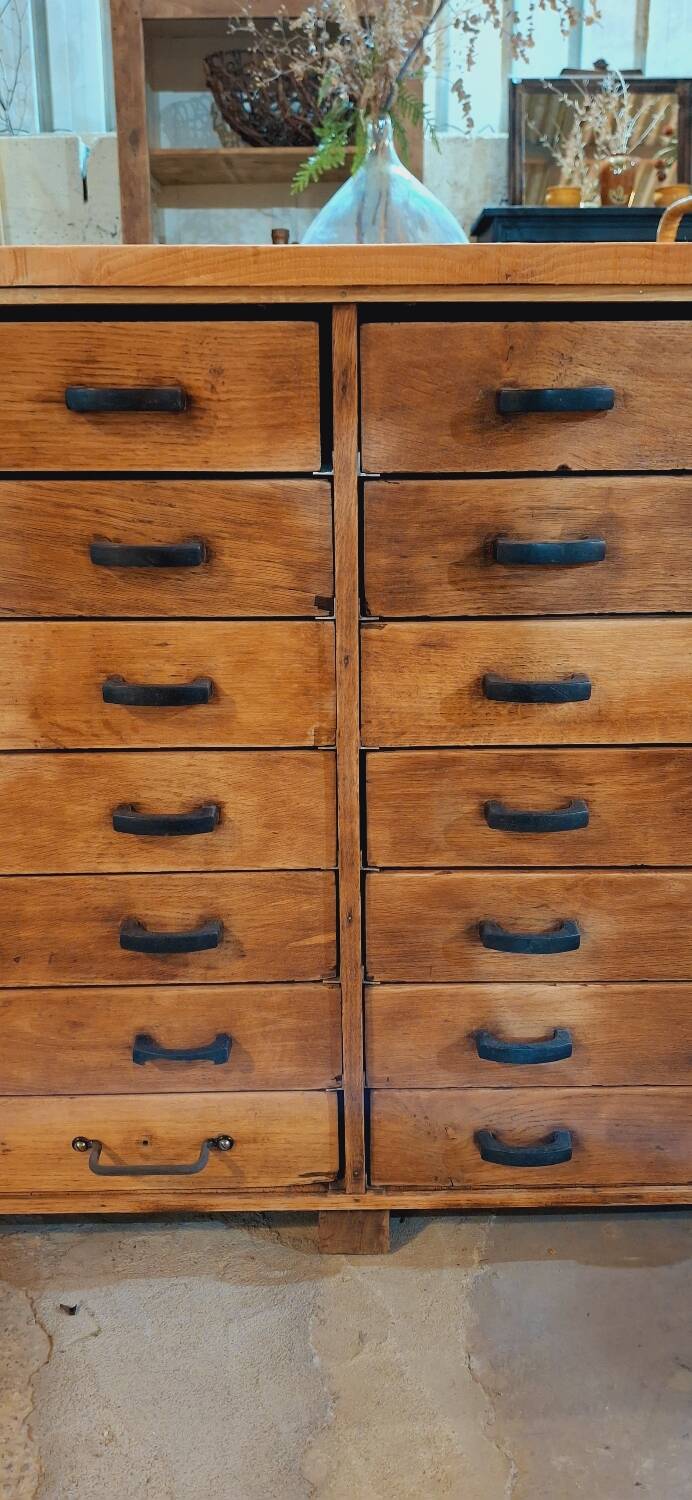 Craft cabinet with drawers