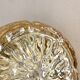 Vintage amber glass ceiling lamp
