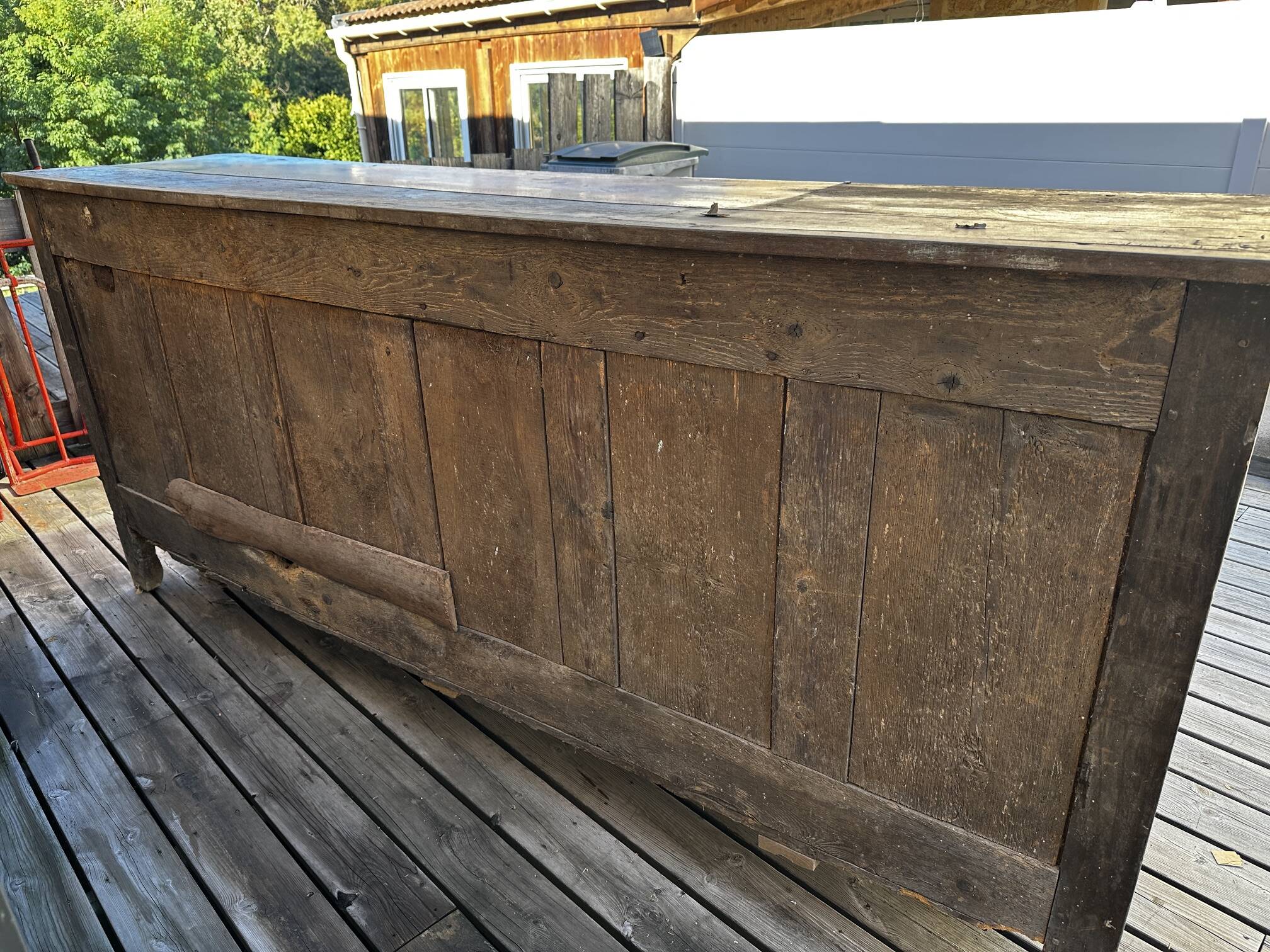 Eighteenth-century walnut enfilade