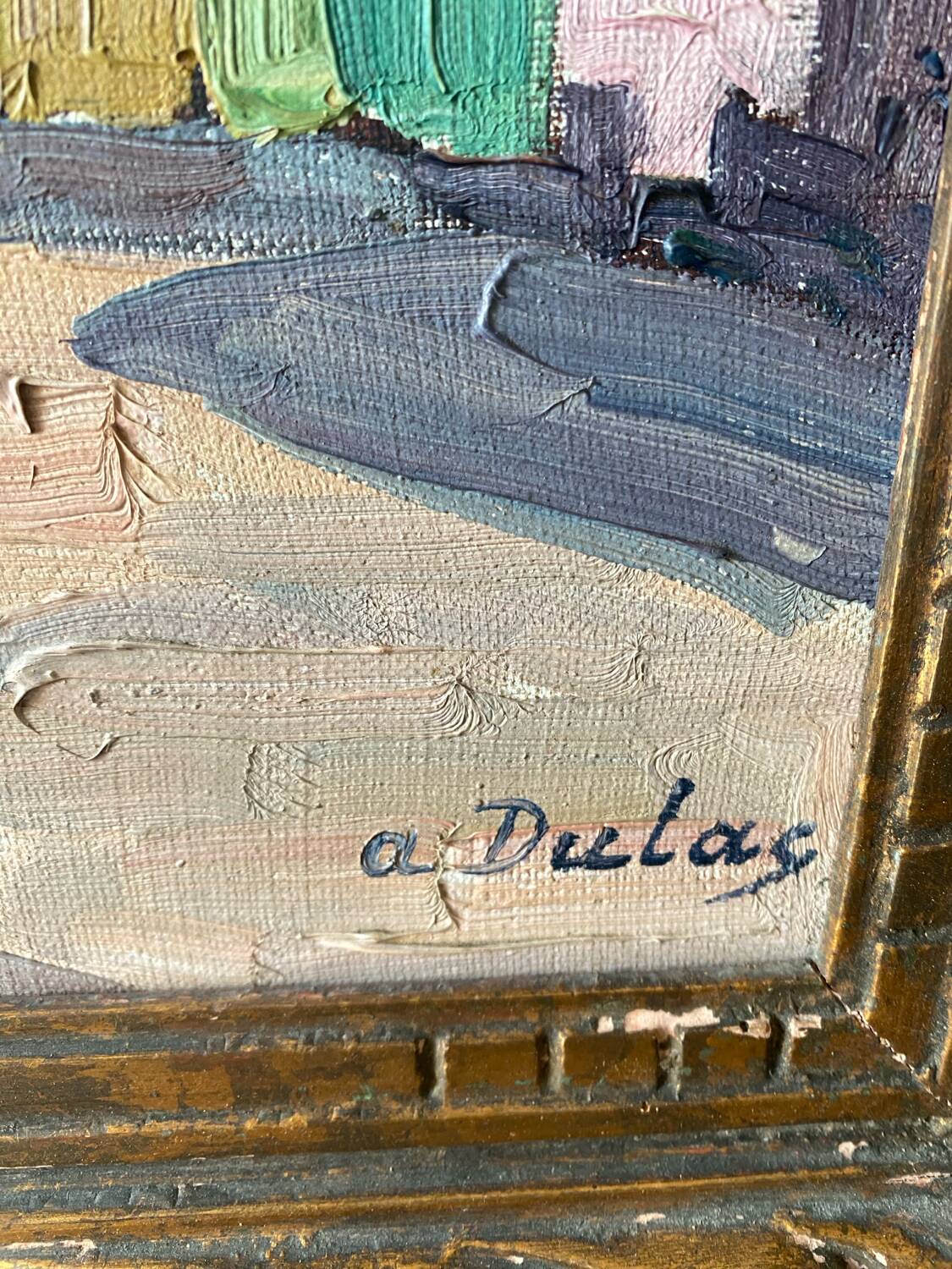 Mediterranean port landscape by Dulac