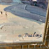 Mediterranean port landscape by Dulac